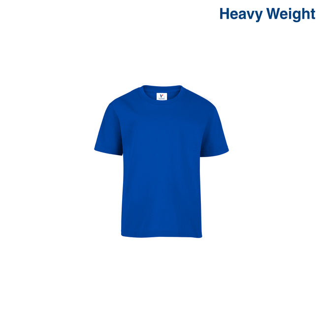 Toddler’s Unisex Heavy Weight Crew Neck Short Sleeve T-Shirt (Royal)