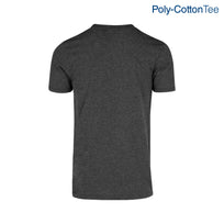 Adult Unisex Crew Neck Short Sleeve T-Shirt (Heather black)