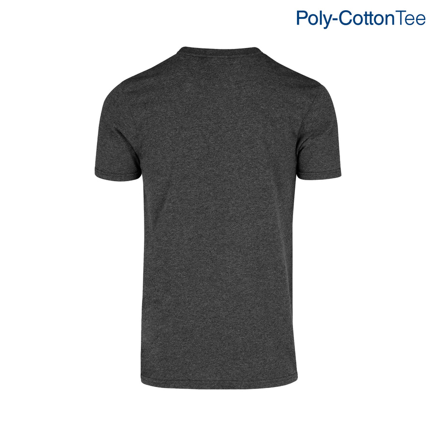 Adult Unisex Crew Neck Short Sleeve T-Shirt (Heather black)