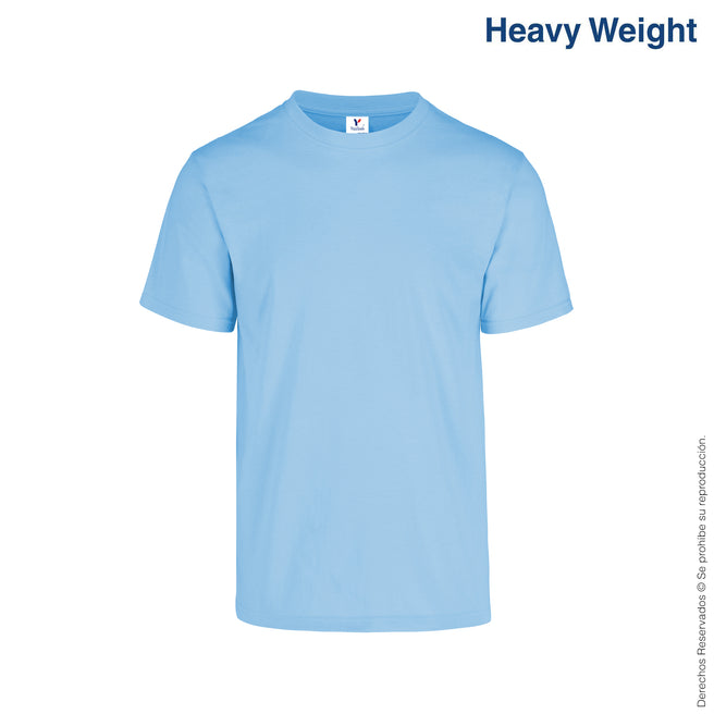 Adult Unisex Heavy Weight Crew Neck Short Sleeve T Shirt (Caribbean)