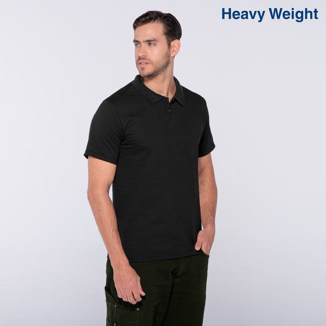 Adult Unisex Polo Shirt (Black)