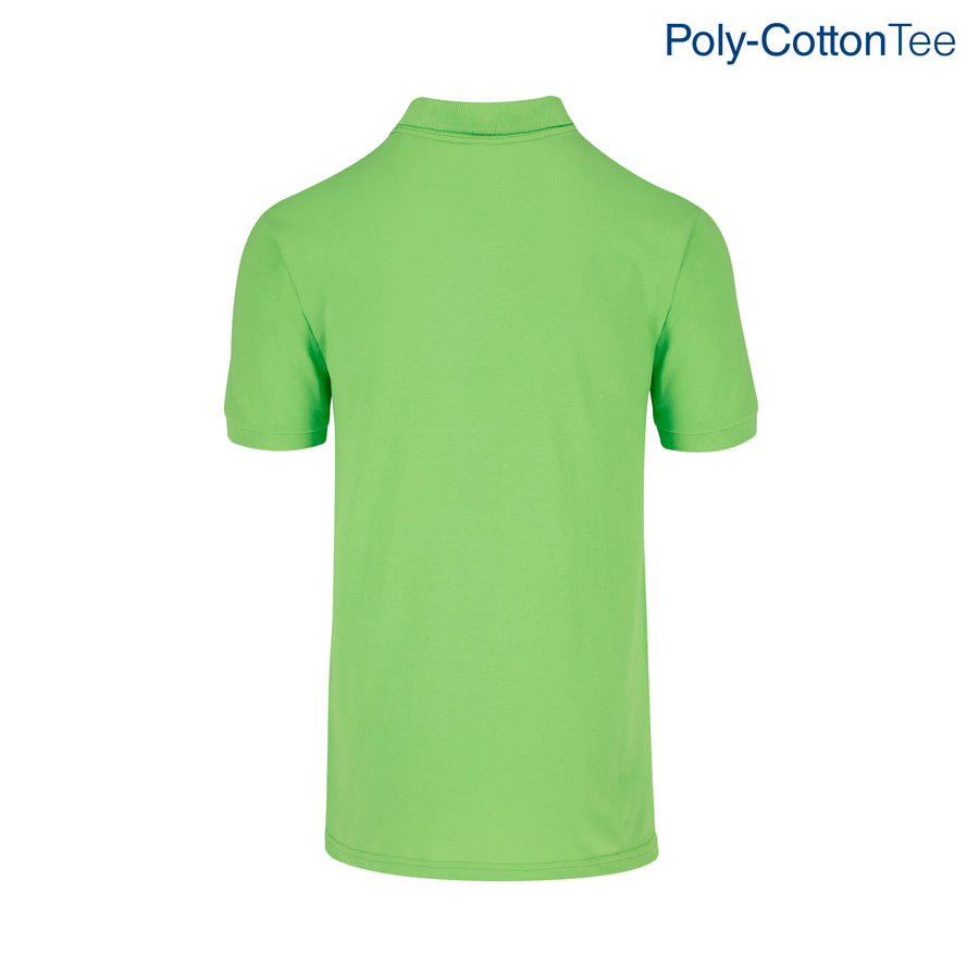 Adult Unisex 50/50 Polo Shirt (Lime)
