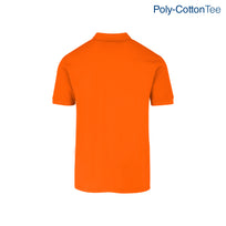 Adult Unisex 50/50 Polo Shirt (Orange)