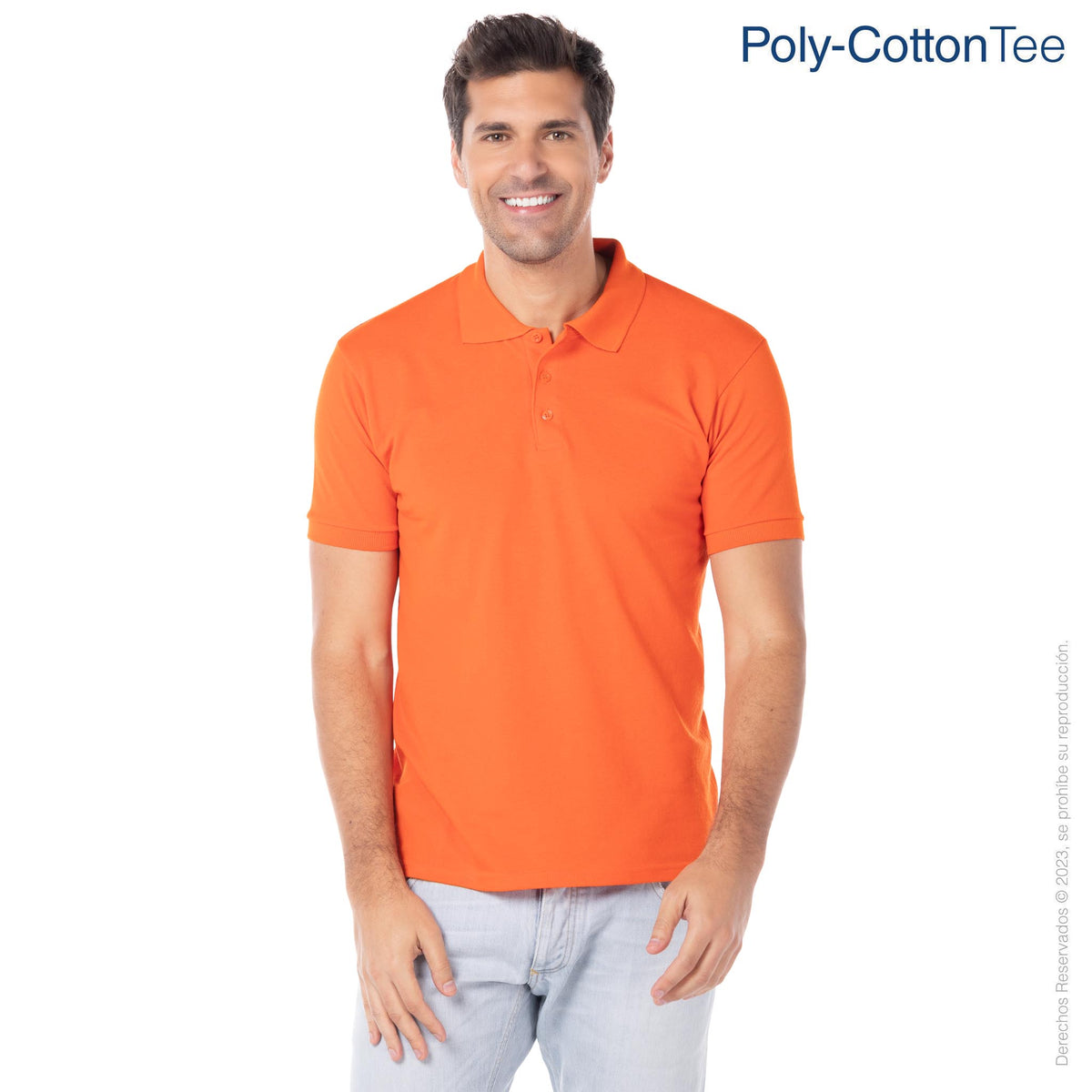 Men's 50/50 Polo Shirt (Orange) – Yazbek USA Mint