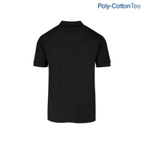 Adult Unisex 50/50 Polo Shirt (Black)