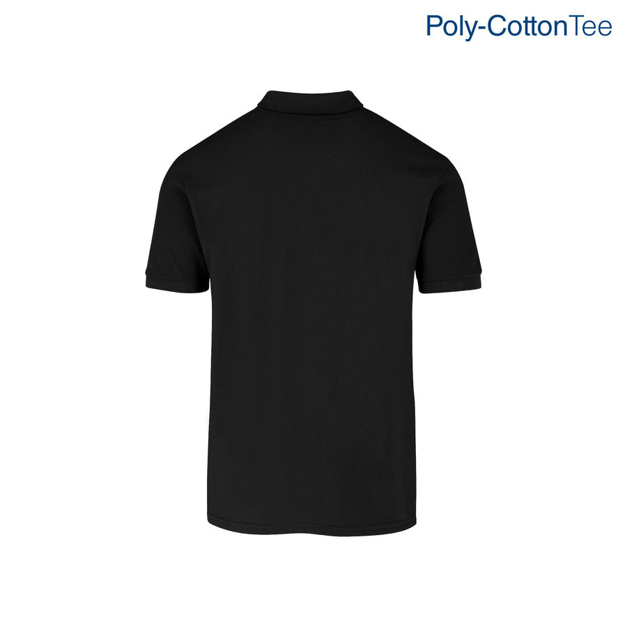Adult Unisex 50/50 Polo Shirt (Black)