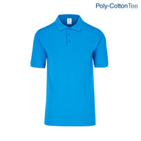 Men's 50/50 Polo Shirt (Turquoise)