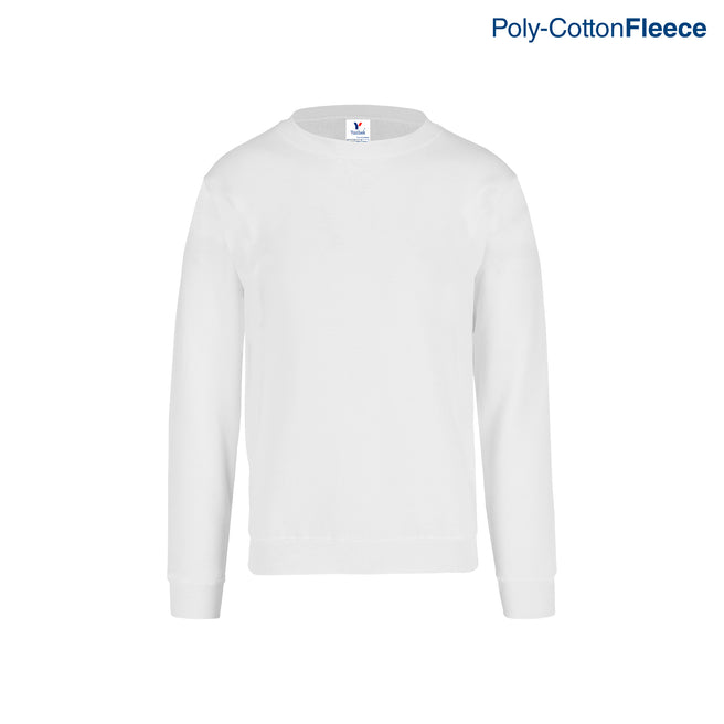 Adult Unisex Crew Neck Sweatshirt (White)