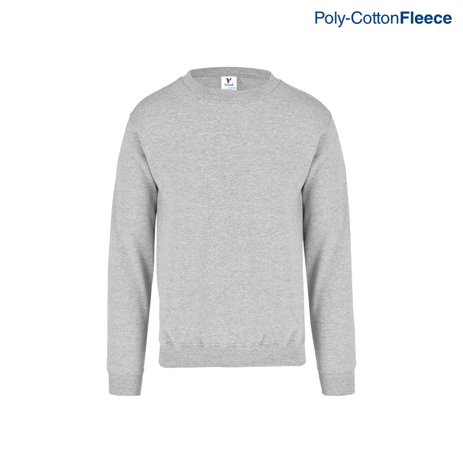 Adult Unisex Crew Neck Sweatshirt (Heather Grey)