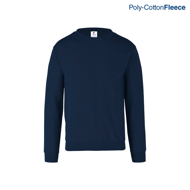 Adult Unisex Crew Neck Sweatshirt (Navy)