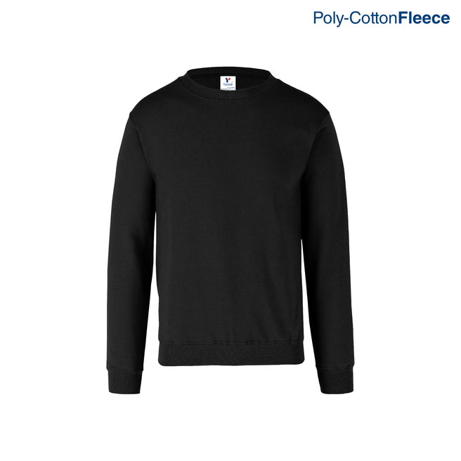 Adult Unisex Crew Neck Sweatshirt (Black)