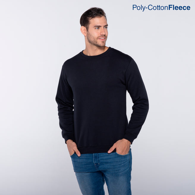 Adult Unisex Crew Neck Sweatshirt (Black)