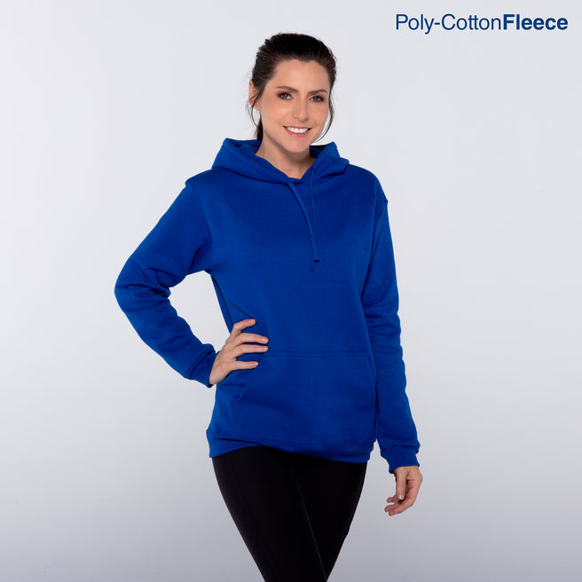 Adult Unisex Hooded Sweatshirt With Kangaroo Pocket (Royal)