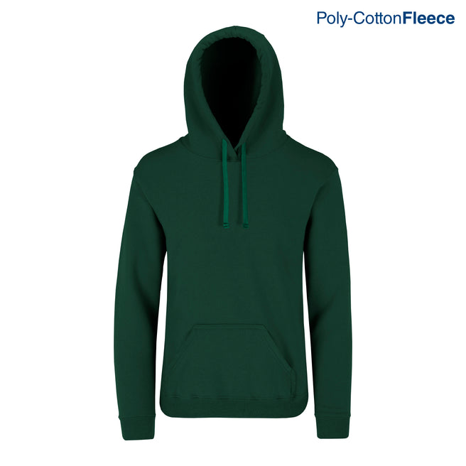 Adult Unisex Hooded Sweatshirt With Kangaroo Pocket (Forest Green)