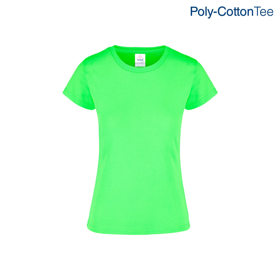 Women’s Crew Neck Short Sleeve Silhouette T-Shirt (Neon Green)