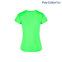 Women’s Crew Neck Short Sleeve Silhouette T-Shirt (Neon Green)