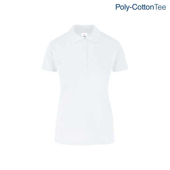 Women's 50/50 Polo Shirt (White)
