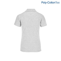 Women's 50/50 Polo Shirt (Heather Grey)