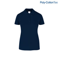 Women's 50/50 Polo Shirt (Navy)