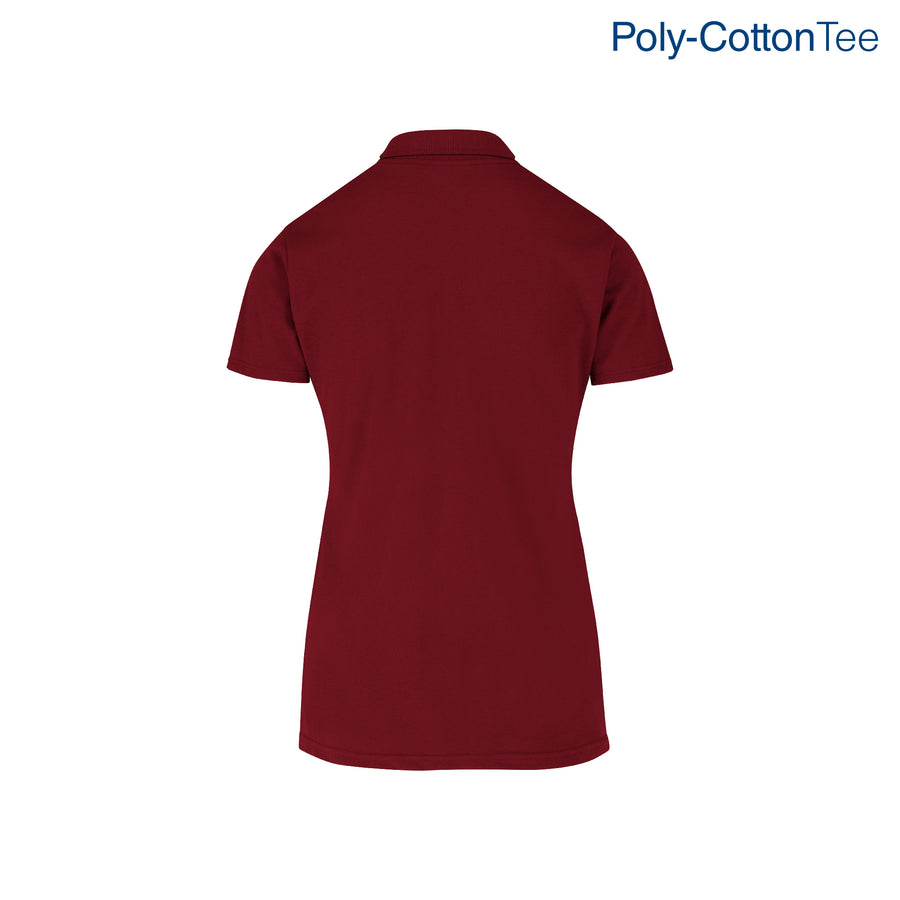 Women's 50/50 Polo Shirt (Maroon)