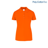 Women's 50/50 Polo Shirt (Orange)