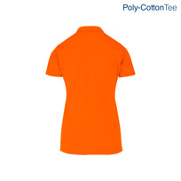 Women's 50/50 Polo Shirt (Orange)