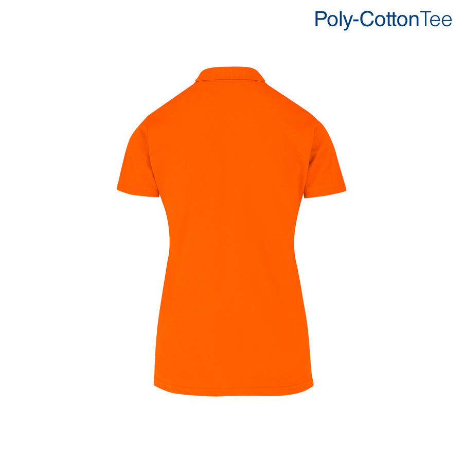 Women's 50/50 Polo Shirt (Orange)