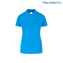 Women's 50/50 Polo Shirt (Turquoise)