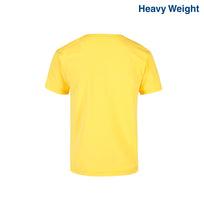Youth’s Heavy Weight Crew Neck Short Sleeve T-Shirt (Bright Yellow)