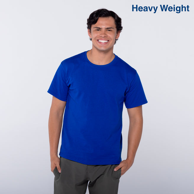 Youth’s Heavy Weight Crew Neck Short Sleeve T-Shirt (Royal)