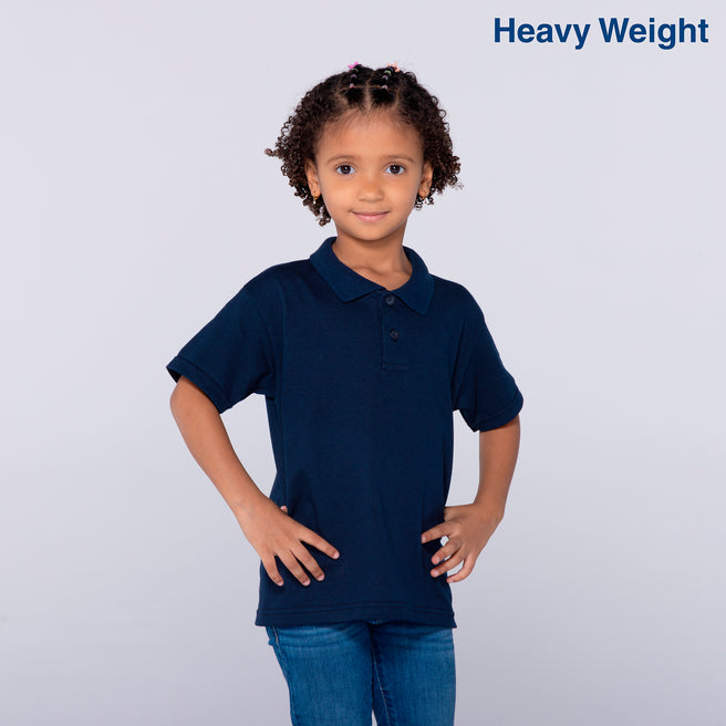 Kid’s Unisex Polo Shirt (Navy)