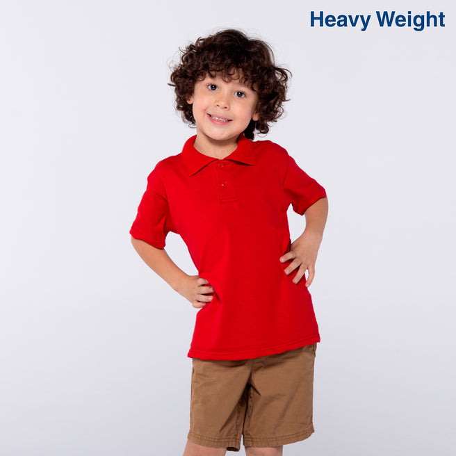 Kid’s Unisex Polo Shirt (Red)