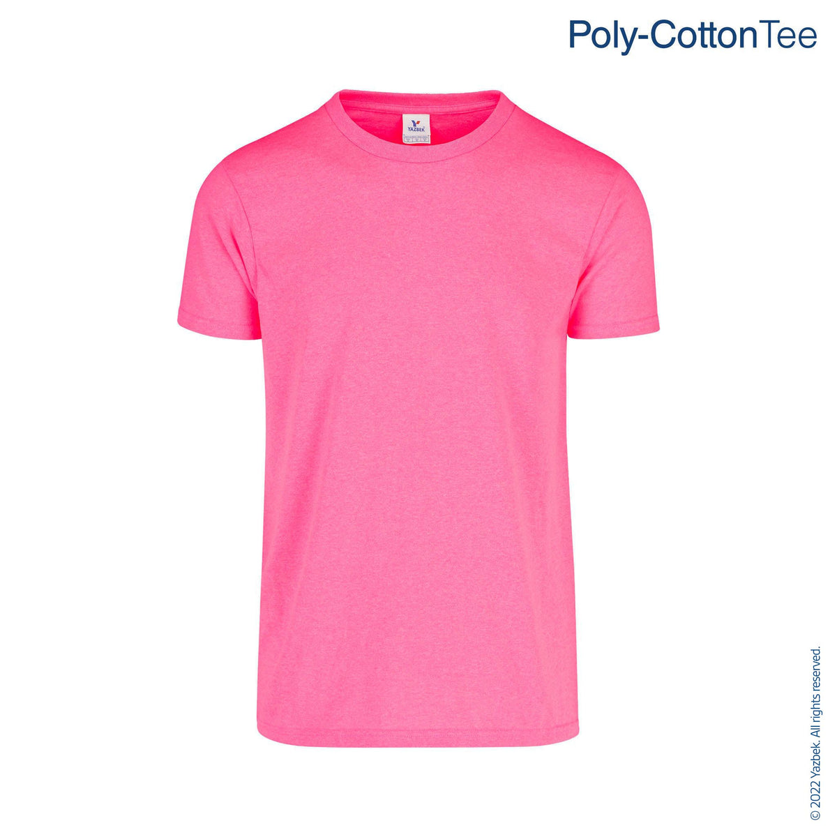Men's Crew Neck Short Sleeve T-Shirt (Neon Pink) – Yazbek USA Mint