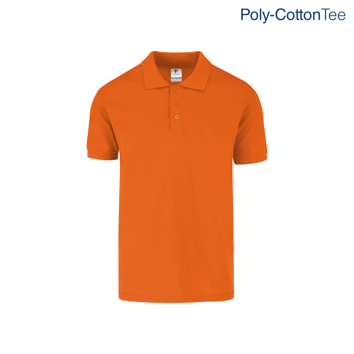 Adult Unisex 50 50 Polo Shirt Orange