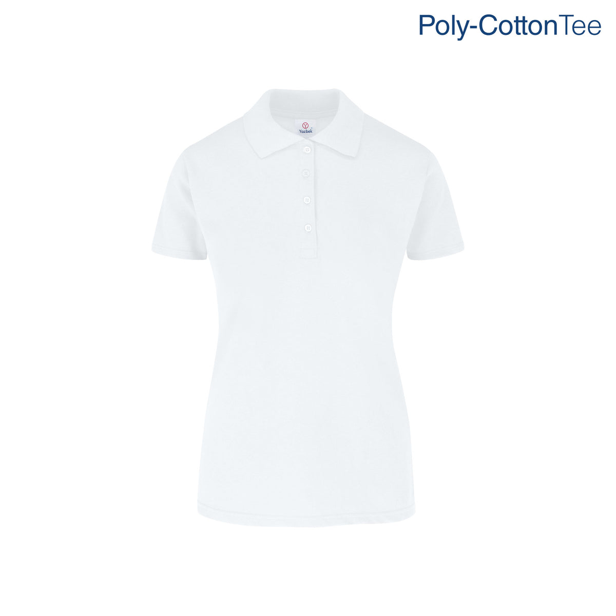 White women's outlet polo style shirt