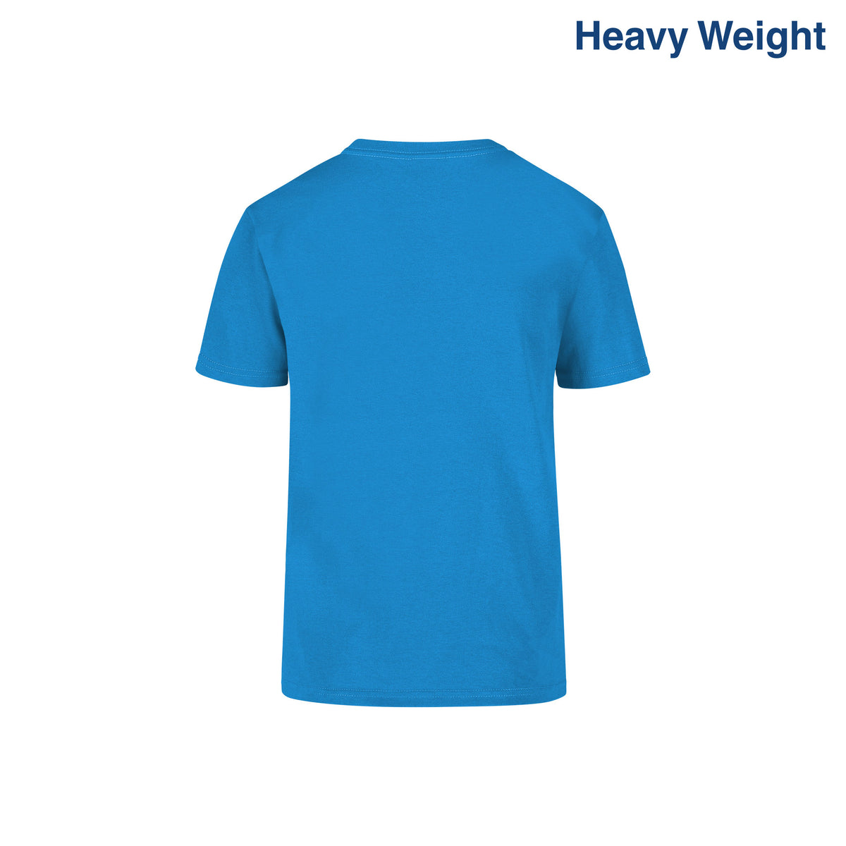 Youth's Heavy Weight Crew Neck Short Sleeve T-Shirt (Turquoise 