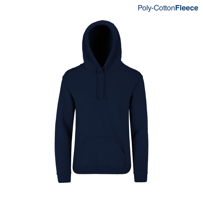 Youth’s Unisex Hooded Sweatshirt With Kangaroo Pocket (Navy)