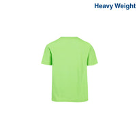 Toddler’s Unisex Heavy Weight Crew Neck Short Sleeve T-Shirt (Lime)