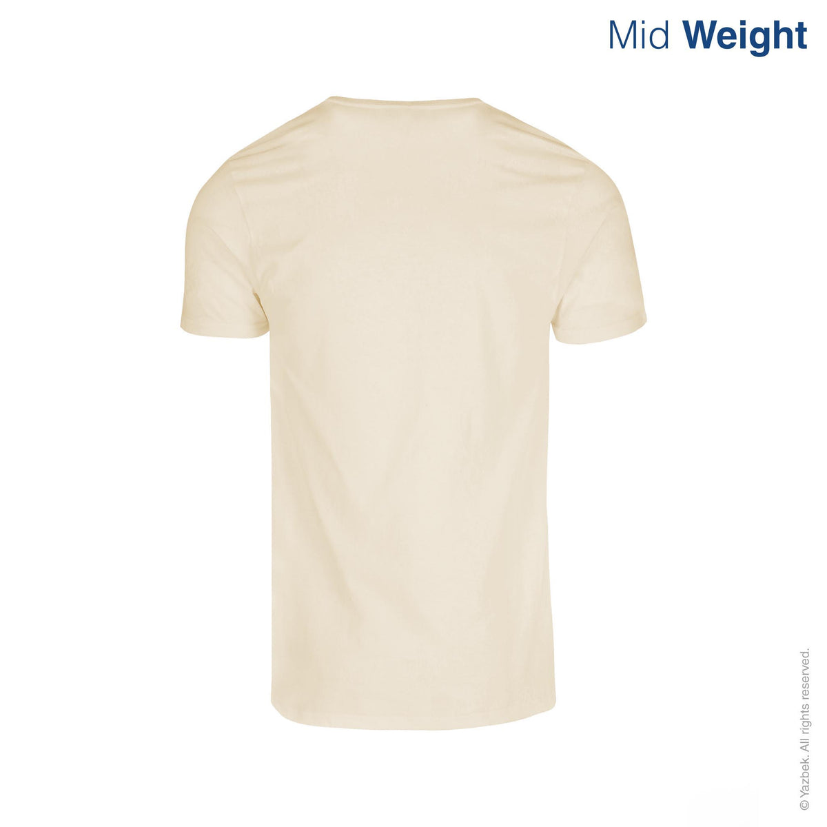 Men's Crew Neck Short Sleeve T-Shirt (Sand) – Yazbek USA Mint