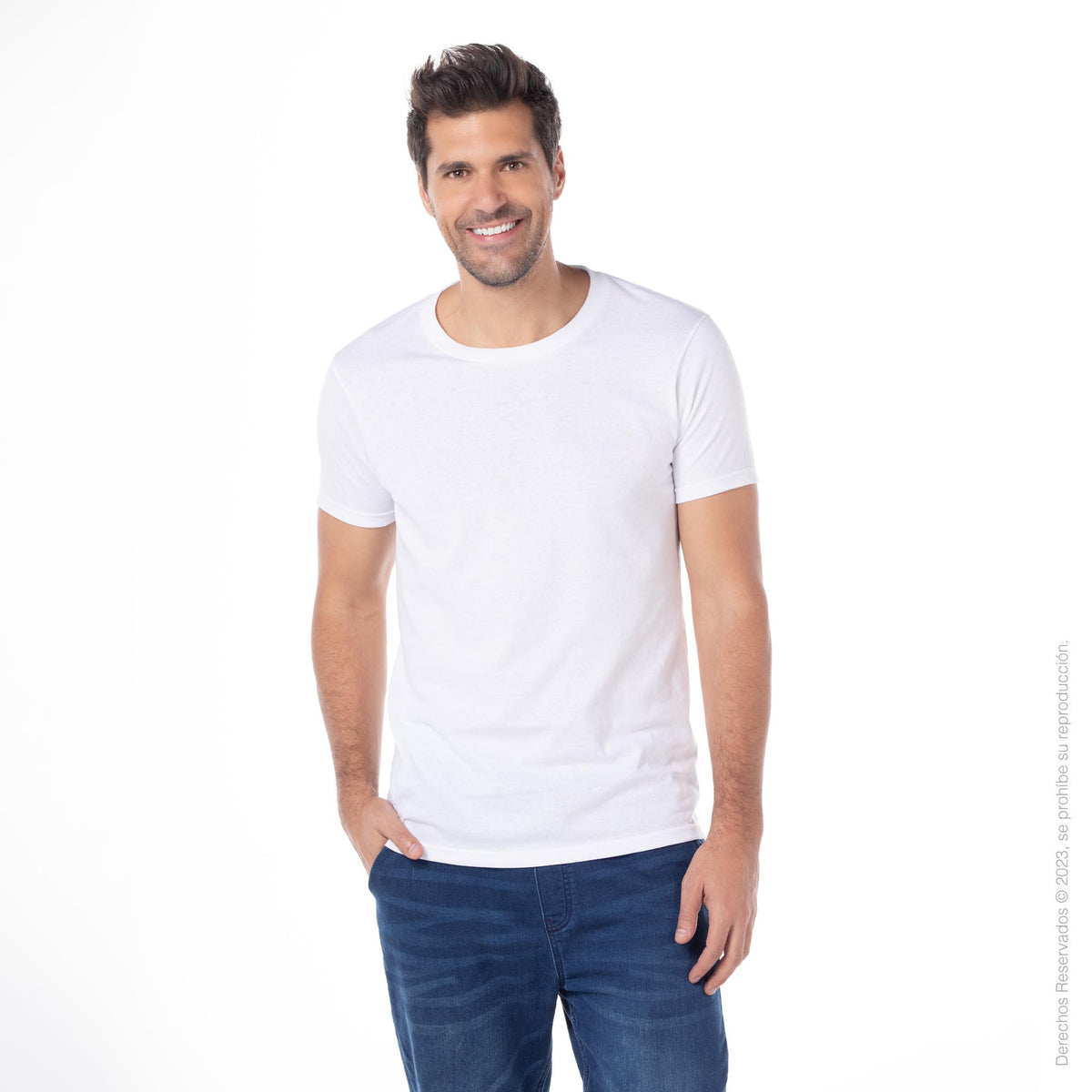 Men's Crew Neck Short Sleeve T-Shirt (White) – Yazbek USA Mint