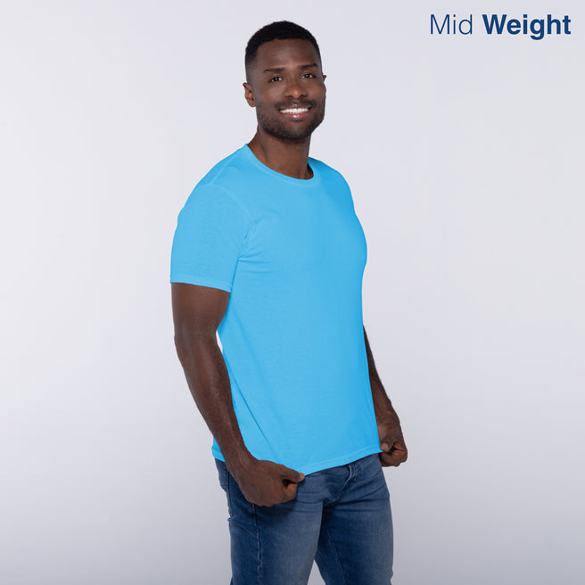 Adult Unisex Crew Neck Short Sleeve T-Shirt (Caribbean)