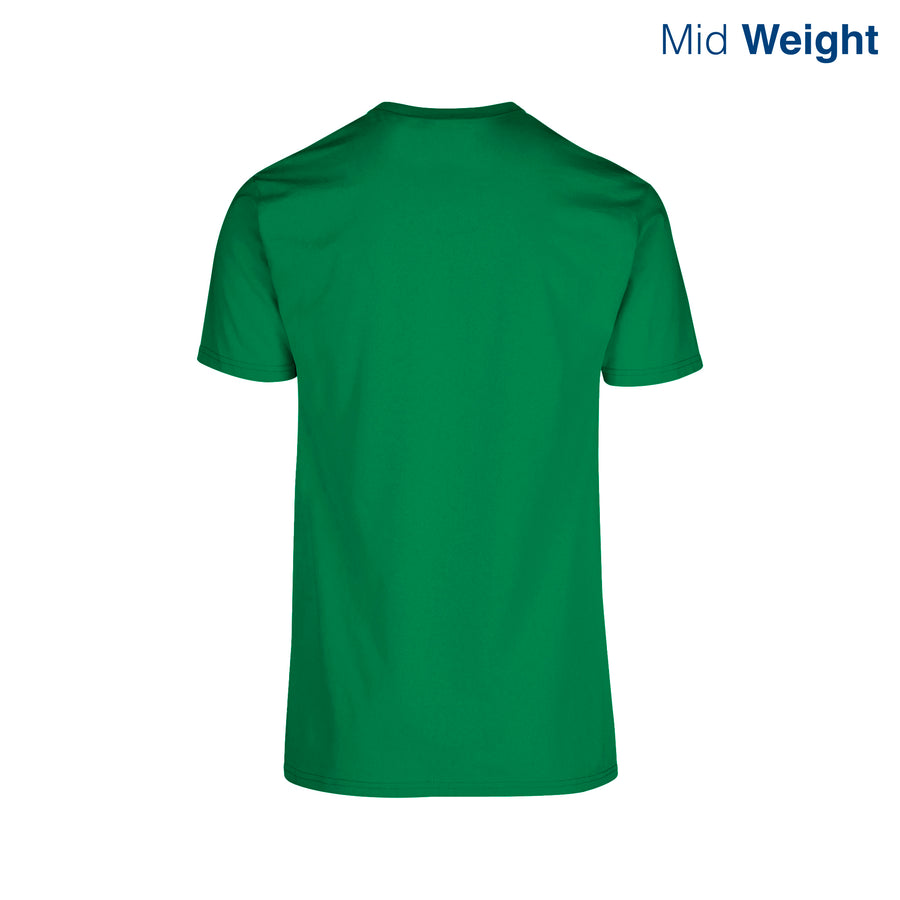 Adult Unisex Crew Neck Short Sleeve T-Shirt (Kelly Green)