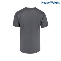 Adult Unisex Heavy Weight Crew Neck Short Sleeve T Shirt (Charcoal)