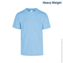 Adult Unisex Heavy Weight Crew Neck Short Sleeve T Shirt (Caribbean)
