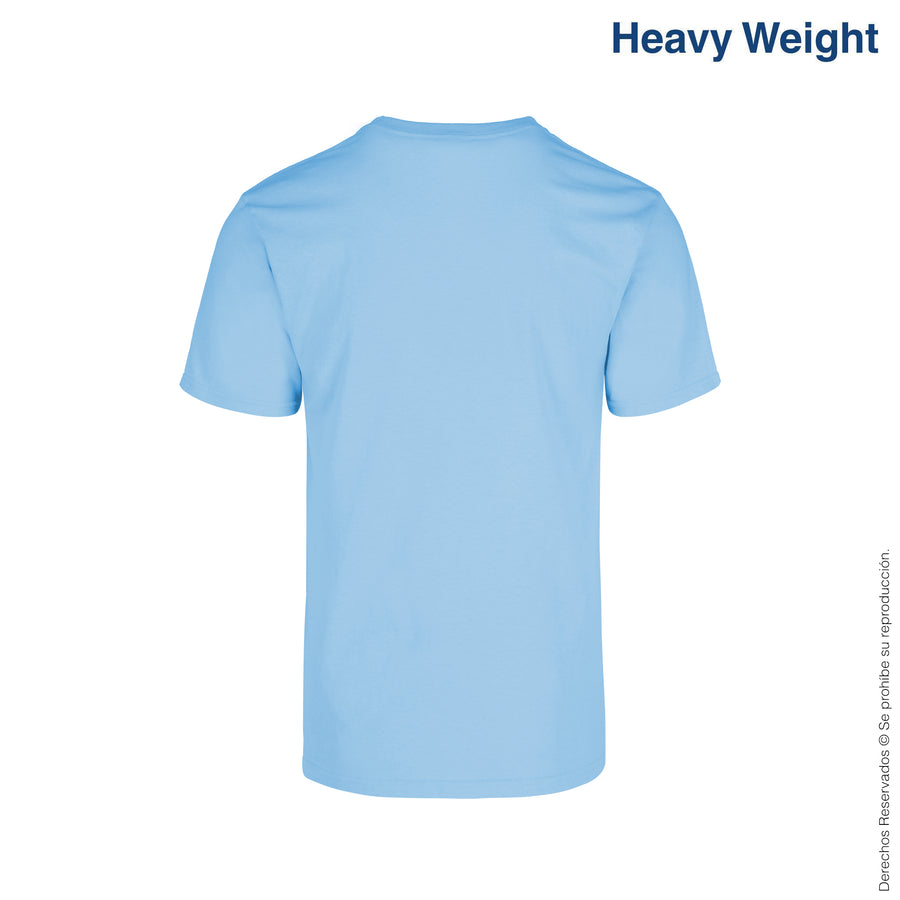 Adult Unisex Heavy Weight Crew Neck Short Sleeve T Shirt (Caribbean)