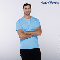 Adult Unisex Heavy Weight Crew Neck Short Sleeve T Shirt (Caribbean)