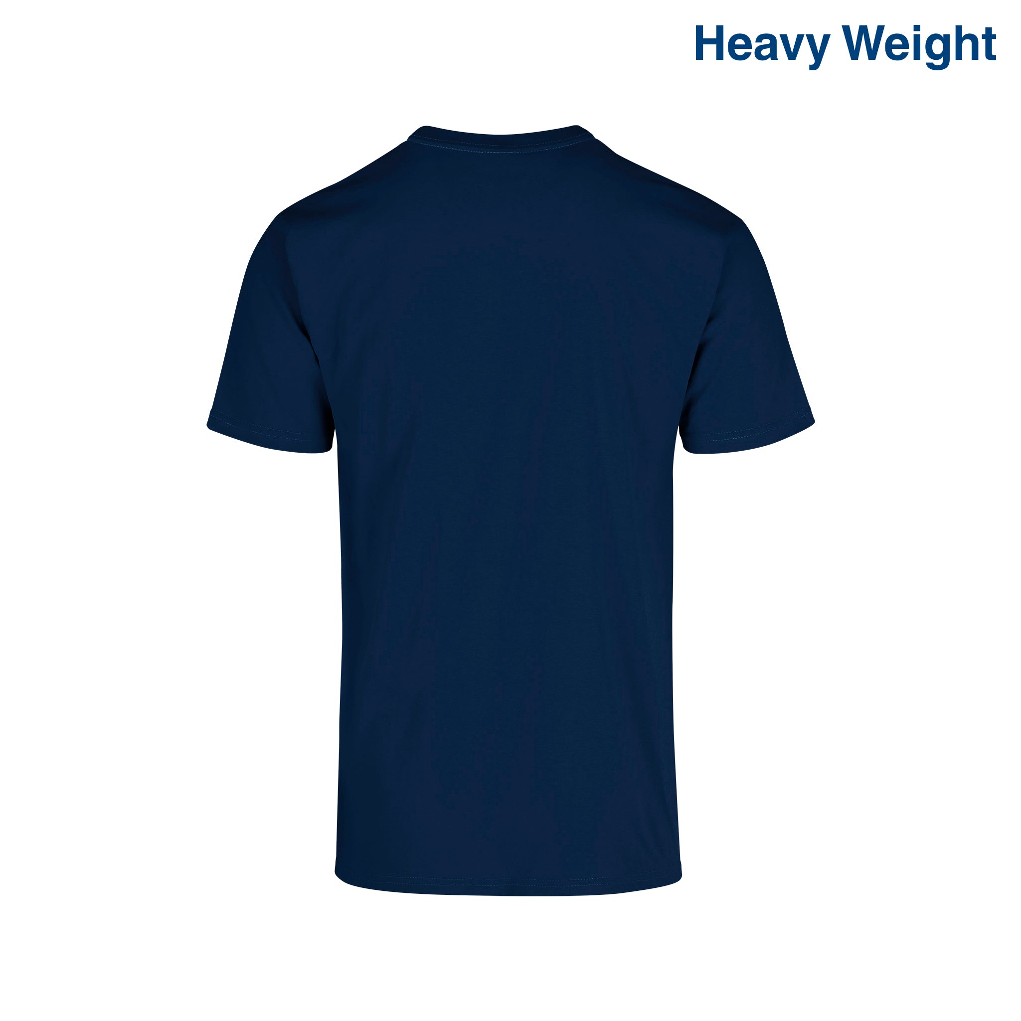Adult Unisex Heavy Weight Crew Neck Short Sleeve T Shirt (Navy