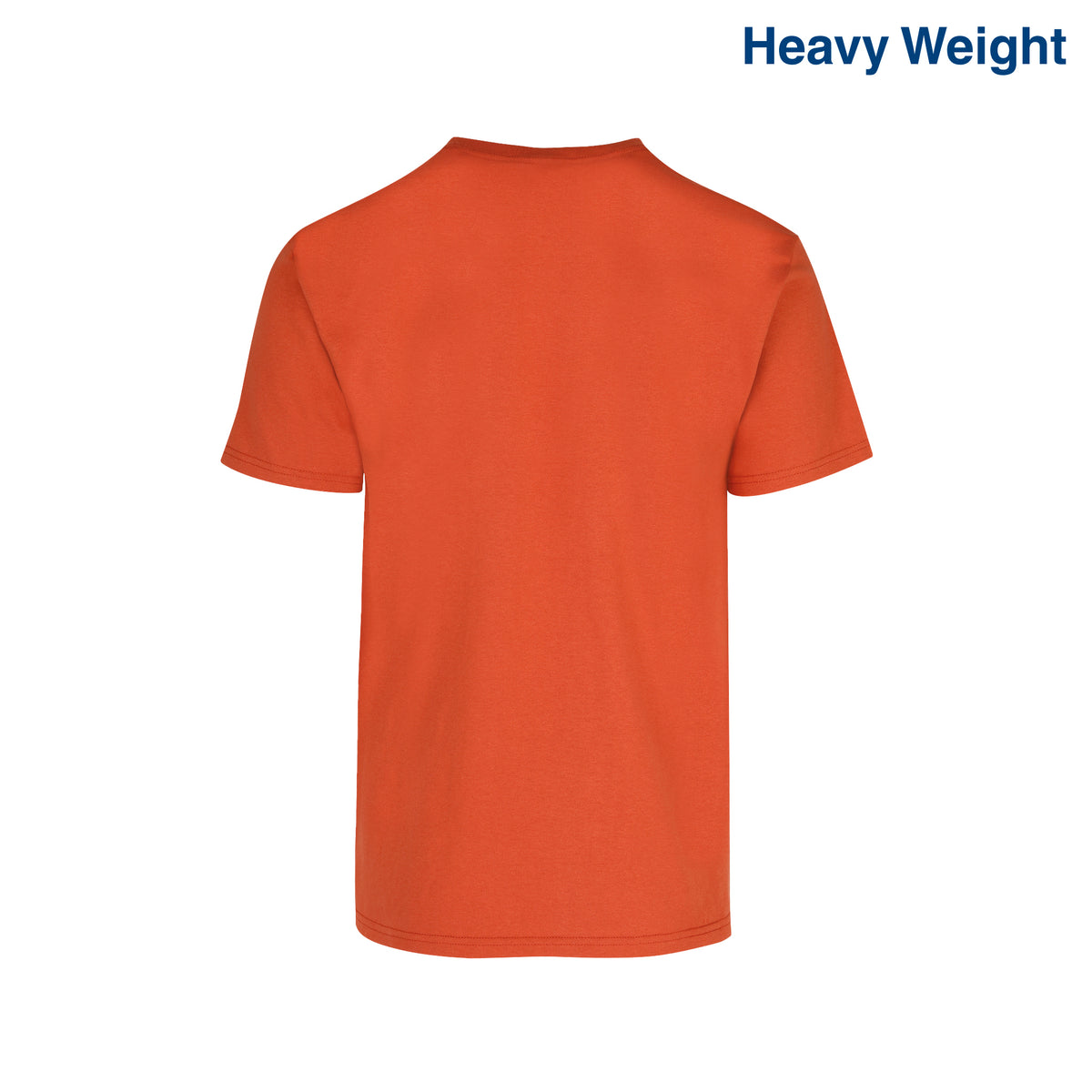 Adult Unisex Heavy Weight Crew Neck Short Sleeve T Shirt (Ocre ...