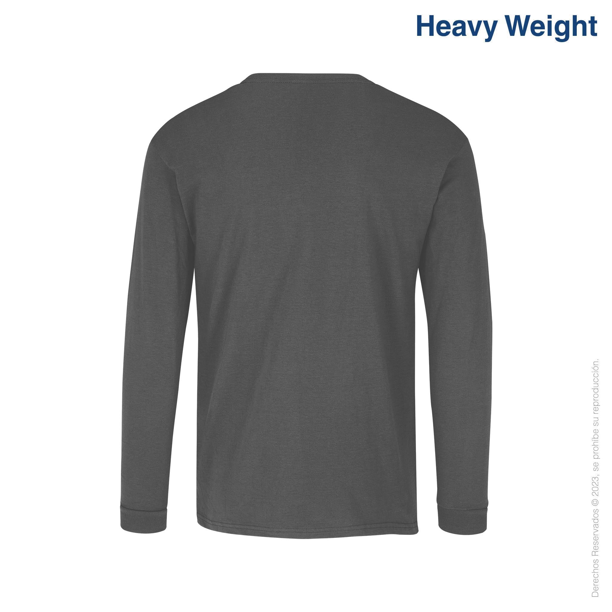 HEAVYWEIGHT LONG SLEEVE T-SHIRT [BLACK]