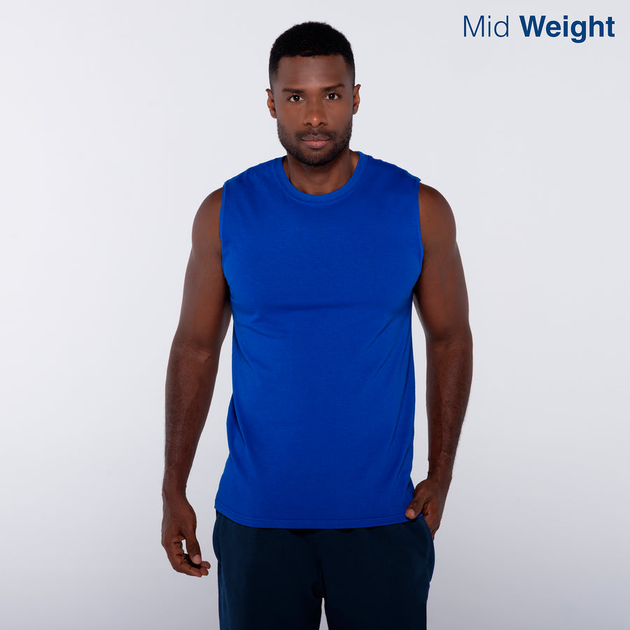 Adult Unisex Crew Neck Sleeveless T Shirt (Royal) 2XL / Texas Adult Unisex Crew Neck Sleeveless T Shirt (Royal) 2XL / Texas